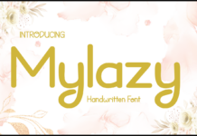 Mylazy Font Poster 1