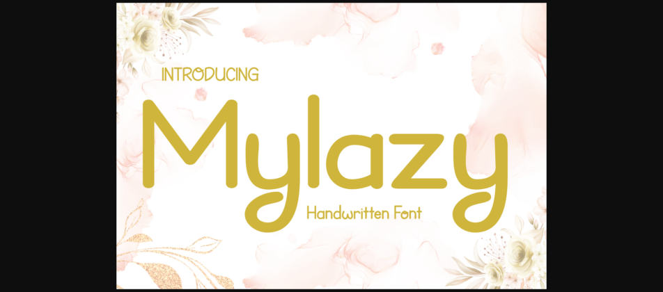 Mylazy Font Poster 1