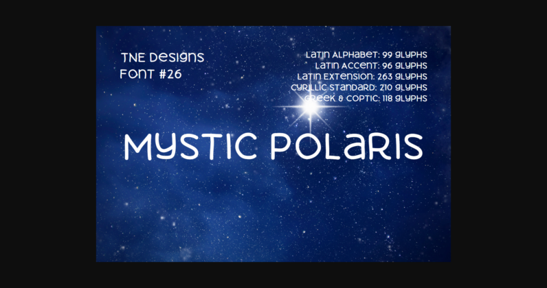 Mystic Polaris Font Poster 3