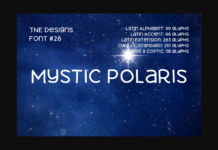 Mystic Polaris Font Poster 1