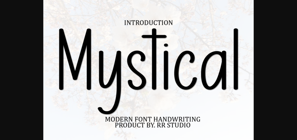 Mystical Font Poster 3