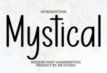 Mystical Font Poster 1