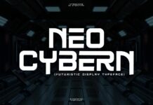 Neo Cybern Font Poster 1