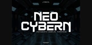 Neo Cybern Font Poster 1