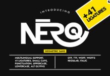 Nero Font Poster 1