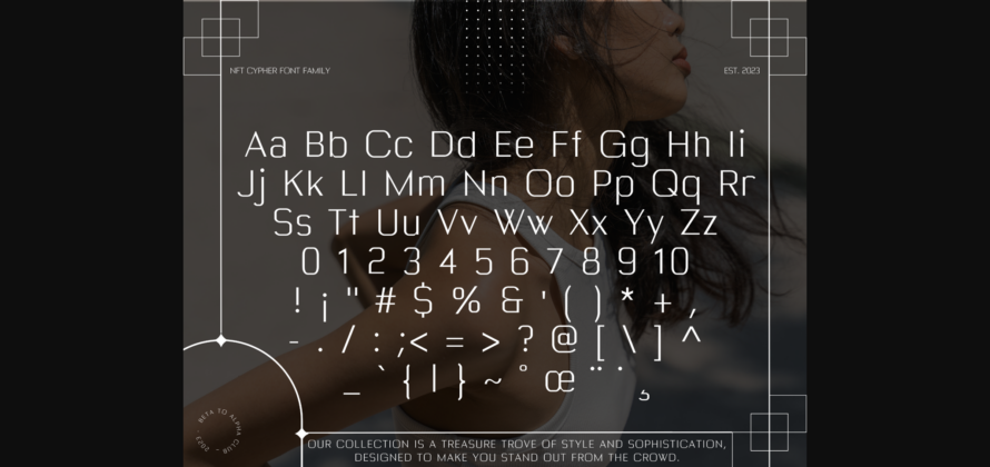 Nft Cypher Font Poster 4