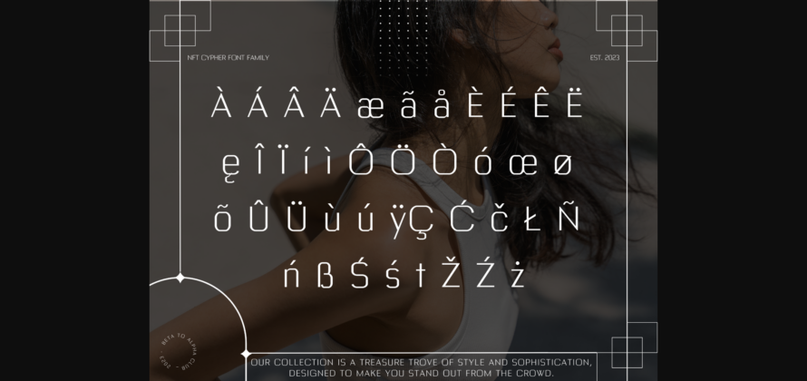 Nft Cypher Font Poster 5