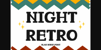 Night Retro Poster 1