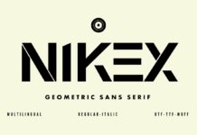 Nikex Font Poster 1