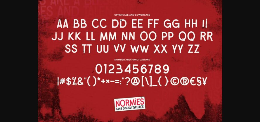 Normies Font Poster 8