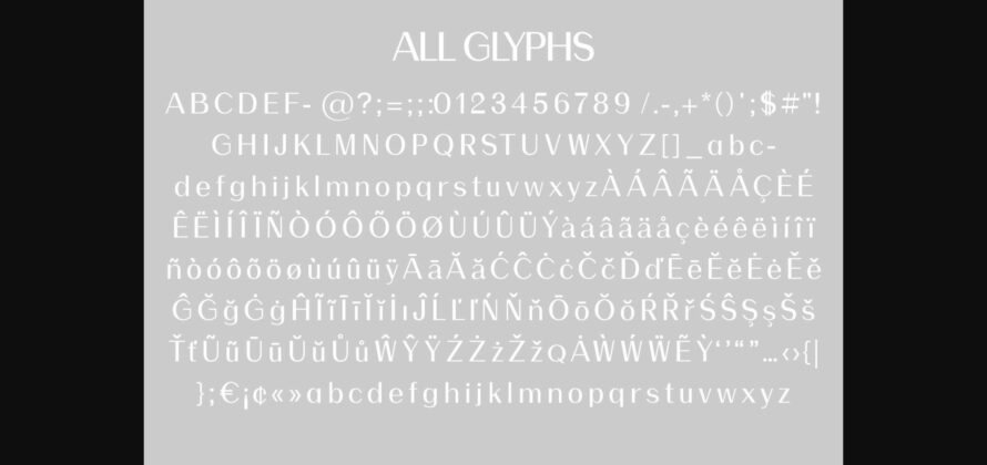 Nuevo Font Poster 8