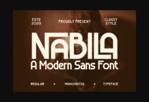 Nabila Font Poster 1