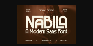 Nabila Font Poster 1