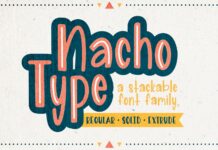 Nacho Type Font Poster 1