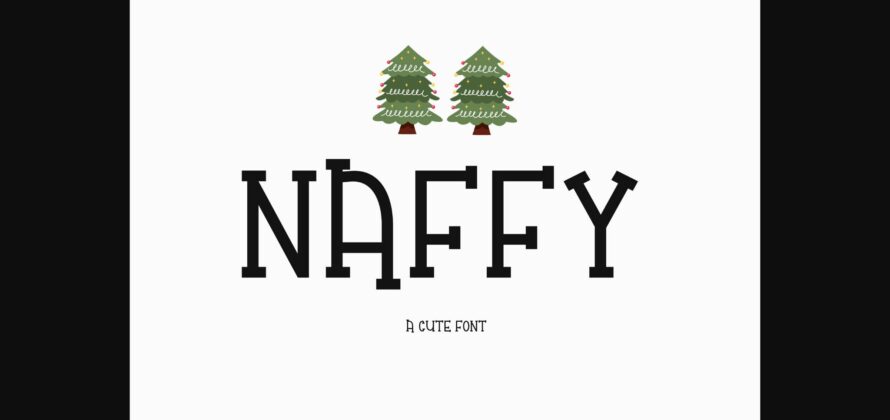 Naffy Font Poster 3