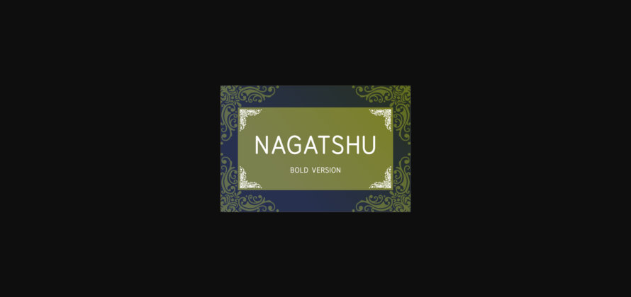 Nagatshu Bold Font Poster 3