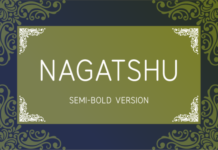 Nagatshu Semi-Bold Font Nagatshu Semi-Bold Font