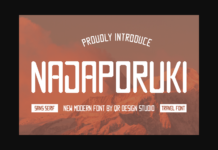 Najaporuki Font Poster 1