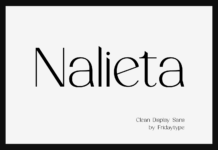 Nalieta Font Poster 1