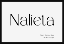 Nalieta Font Nalieta Font Poster 1