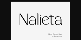 Nalieta Font Poster 1