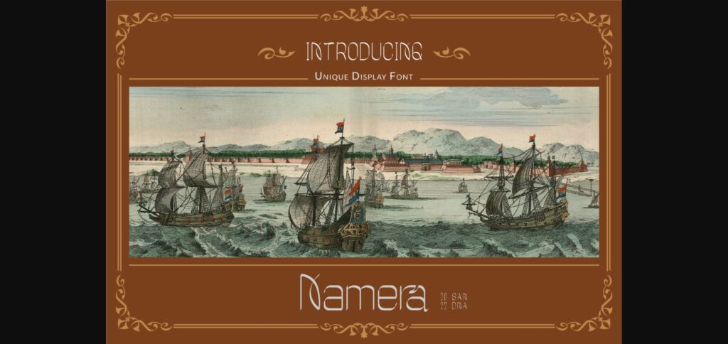 Namera Font Poster 3