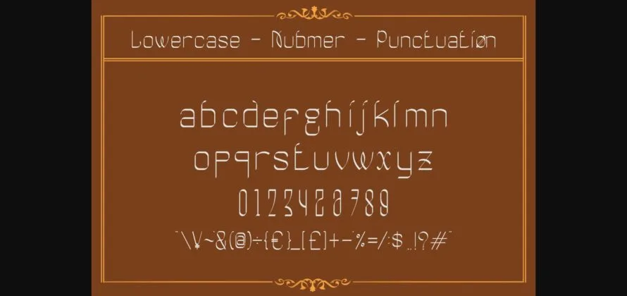 Namera Font Poster 2