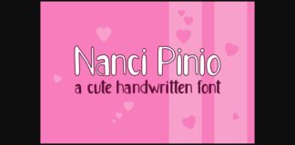 Nanci Pinio Font Poster 1