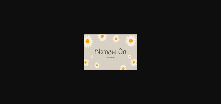 Nanew Oo Font Poster 3