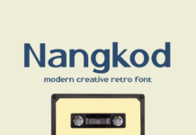 Nangkod Font Poster 1