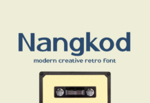 Nangkod Font Nangkod Font Poster 1