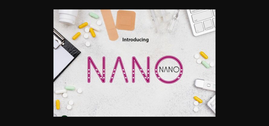 Nano-Nano Font Poster 3