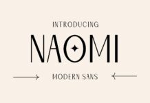 Naomi Font Poster 1