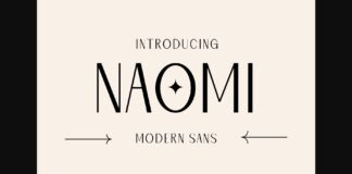 Naomi Font Poster 1