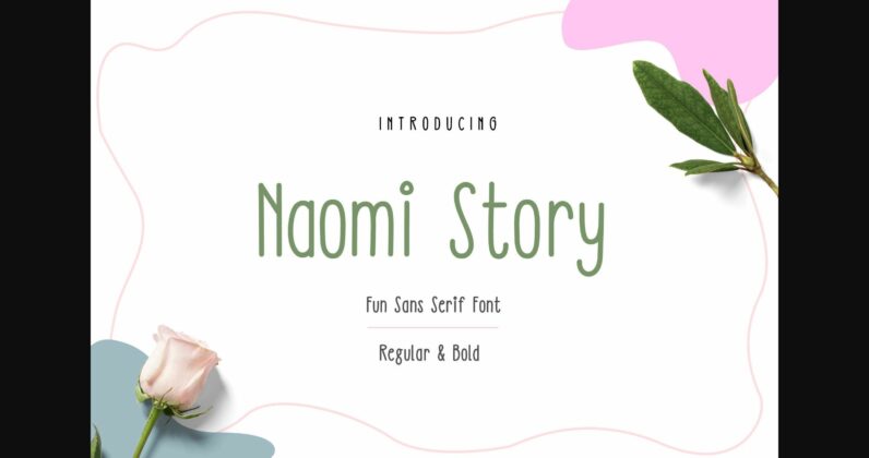 Naomi Story Font Poster 3