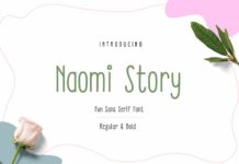 Naomi Story Font Poster 1