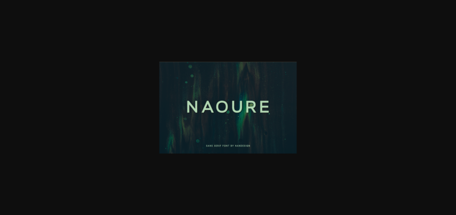 Naoure Font Poster 3
