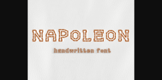 Napoleon Font Poster 1