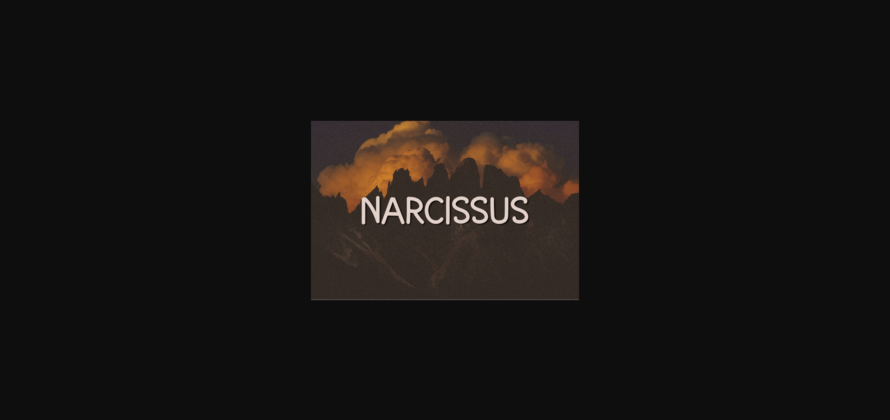 Narcissus Font Poster 3