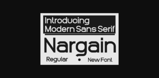 Nargain Font Poster 1