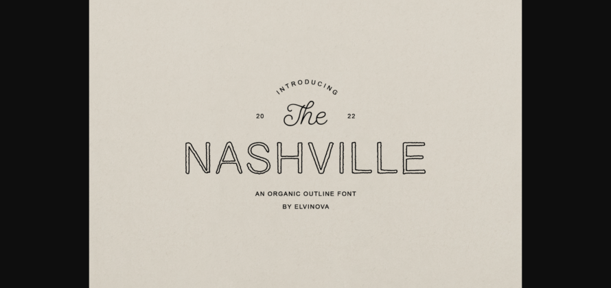 Nashville Font Poster 3