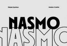 Nasmo Font Poster 1