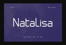 Natalisa Font Poster 1