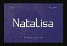 Natalisa Font Natalisa Font Poster 1