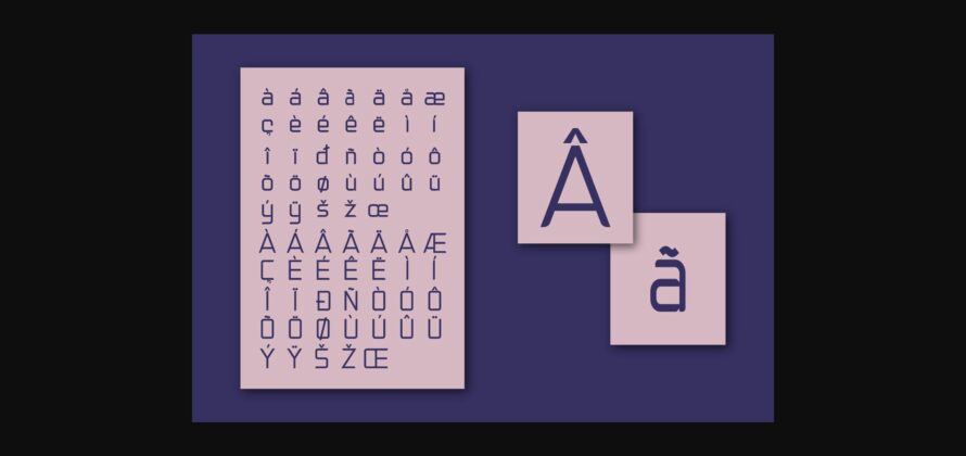 Natalisa Font Poster 10