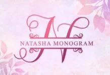 Natasha Monogram Font Natasha Monogram Font Poster 1