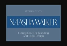 Natasha Walker Font Poster 1