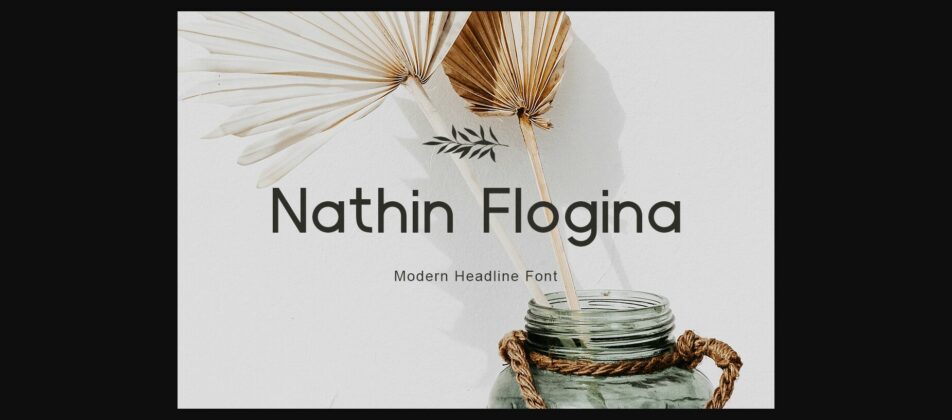 Nathin Flogina Font Poster 3