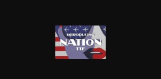 Nation Font Poster 1