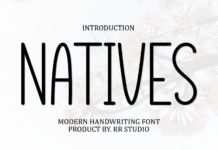 Natives Font Poster 1